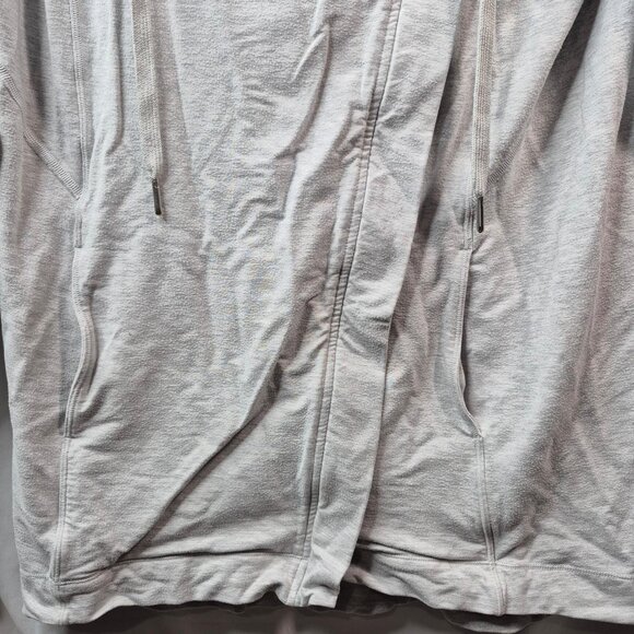 Lululemon Jacket Womens 6 Gray Cocoon Wrap Modal French Terry Coast Easy - Picture 7 of 9